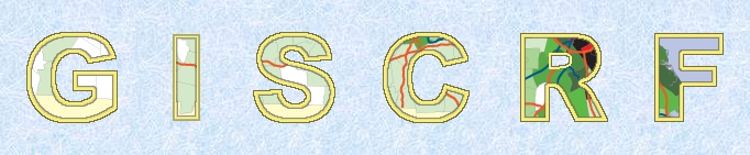 The GISCRF logo and a link to the home page. 